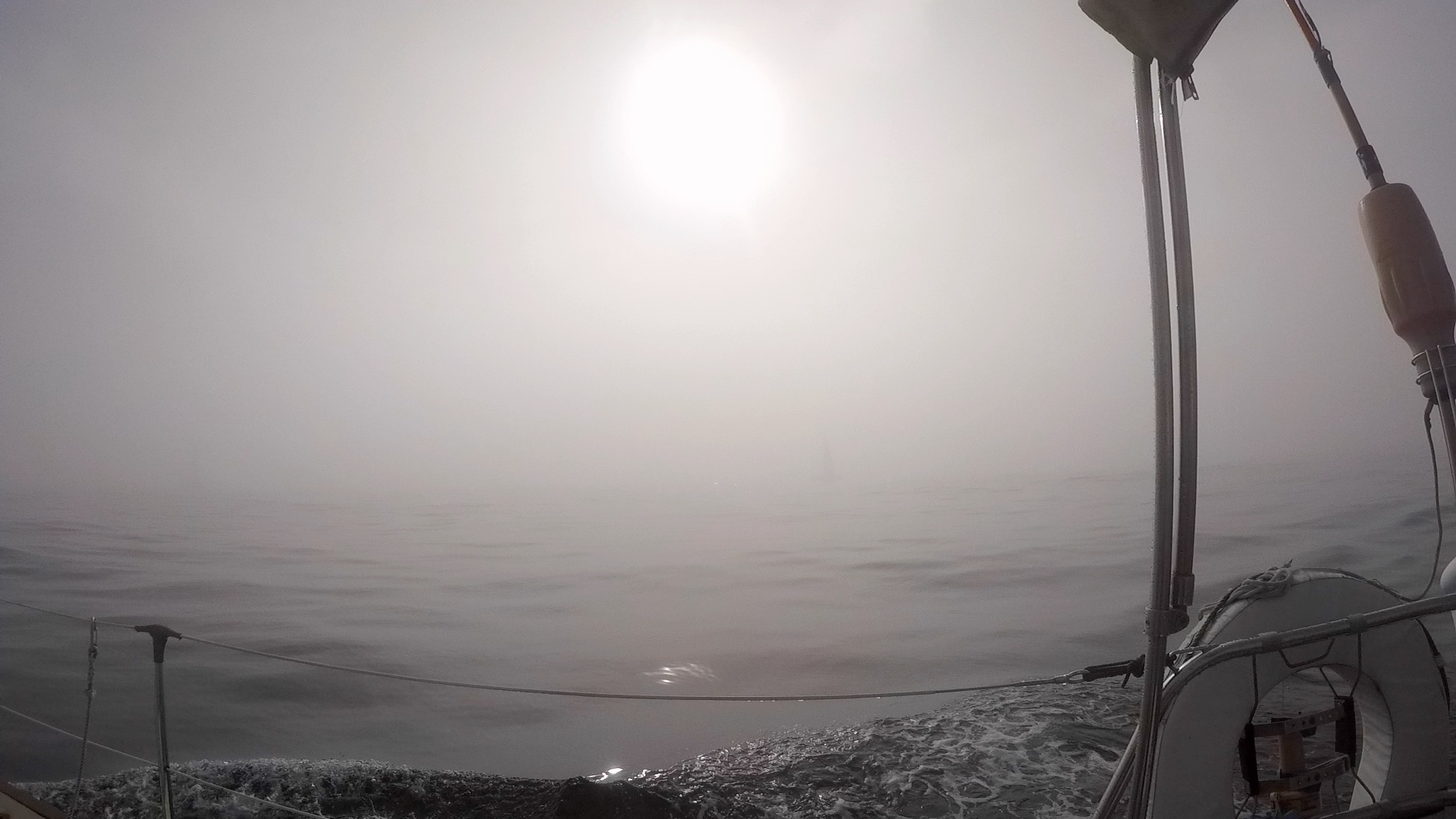Nebel auf See.