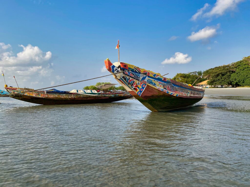 Fishing boats at the beach of Rubane.